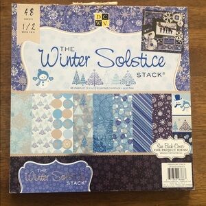 DCWV Winter Solstice Stack Scrapbook Paper